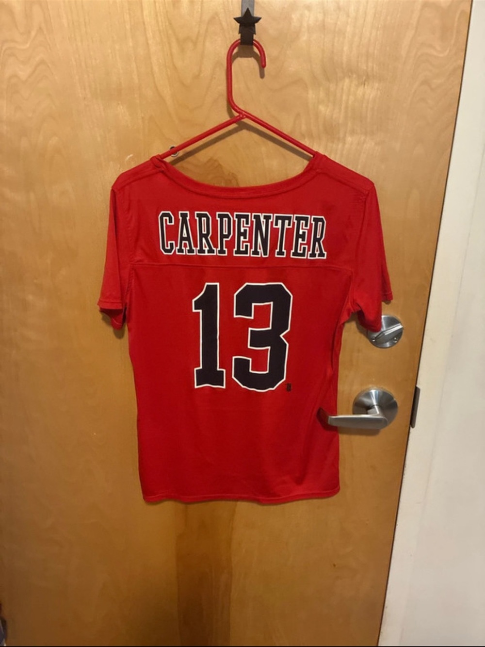 Genuine Merchandise Red Women's Carpenter #13 Jersey